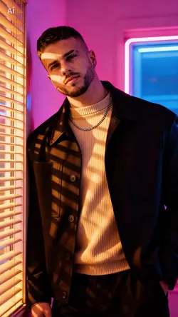 Neon portrait