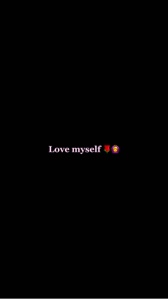 Love myself 
