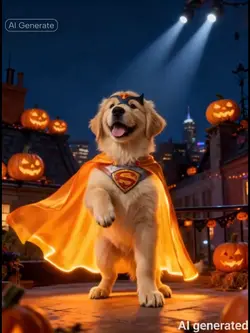 Super dog costume