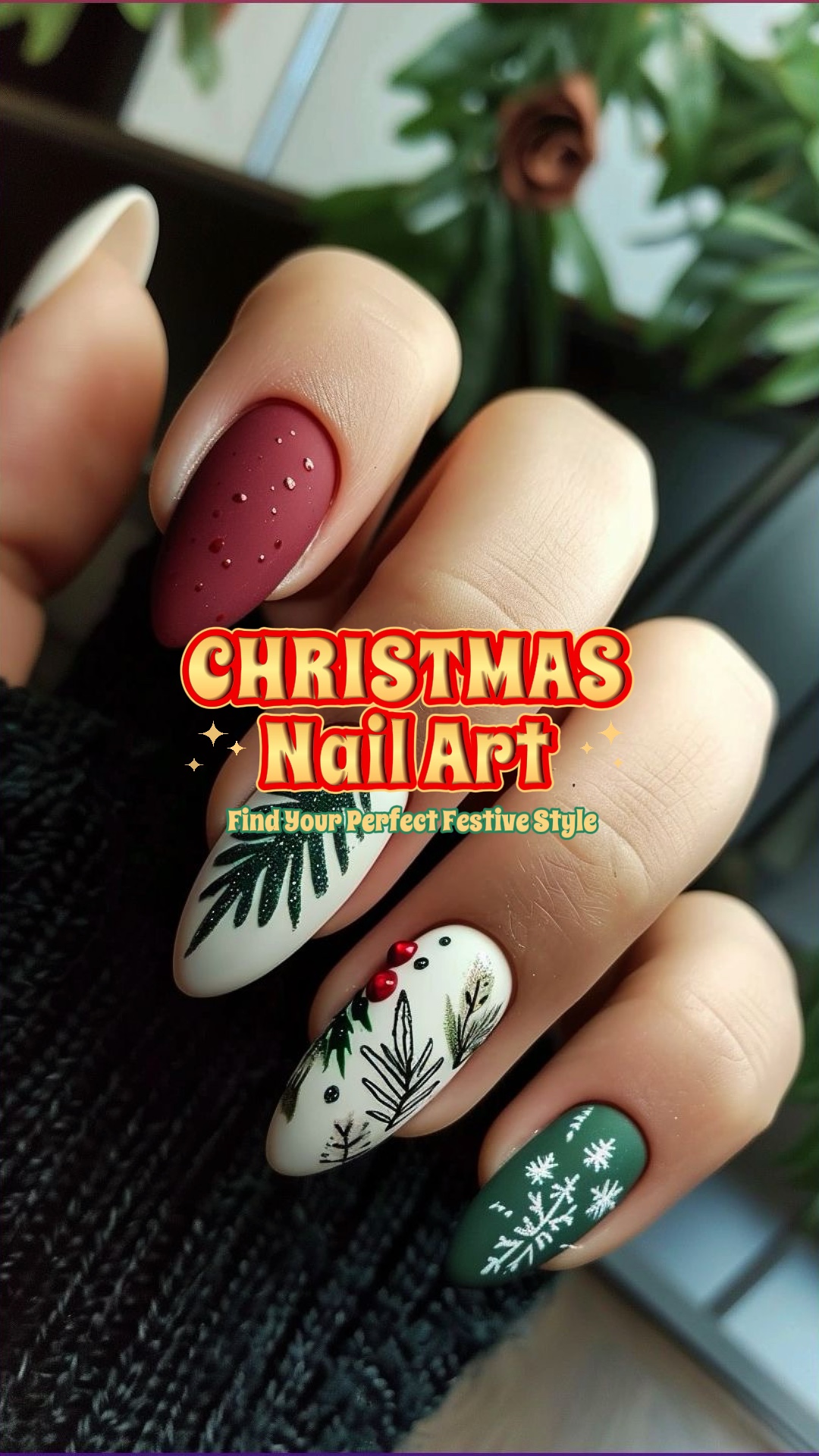 Uñas De Navidad