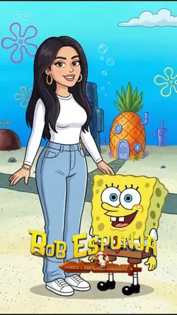 Photo with SpongeBob