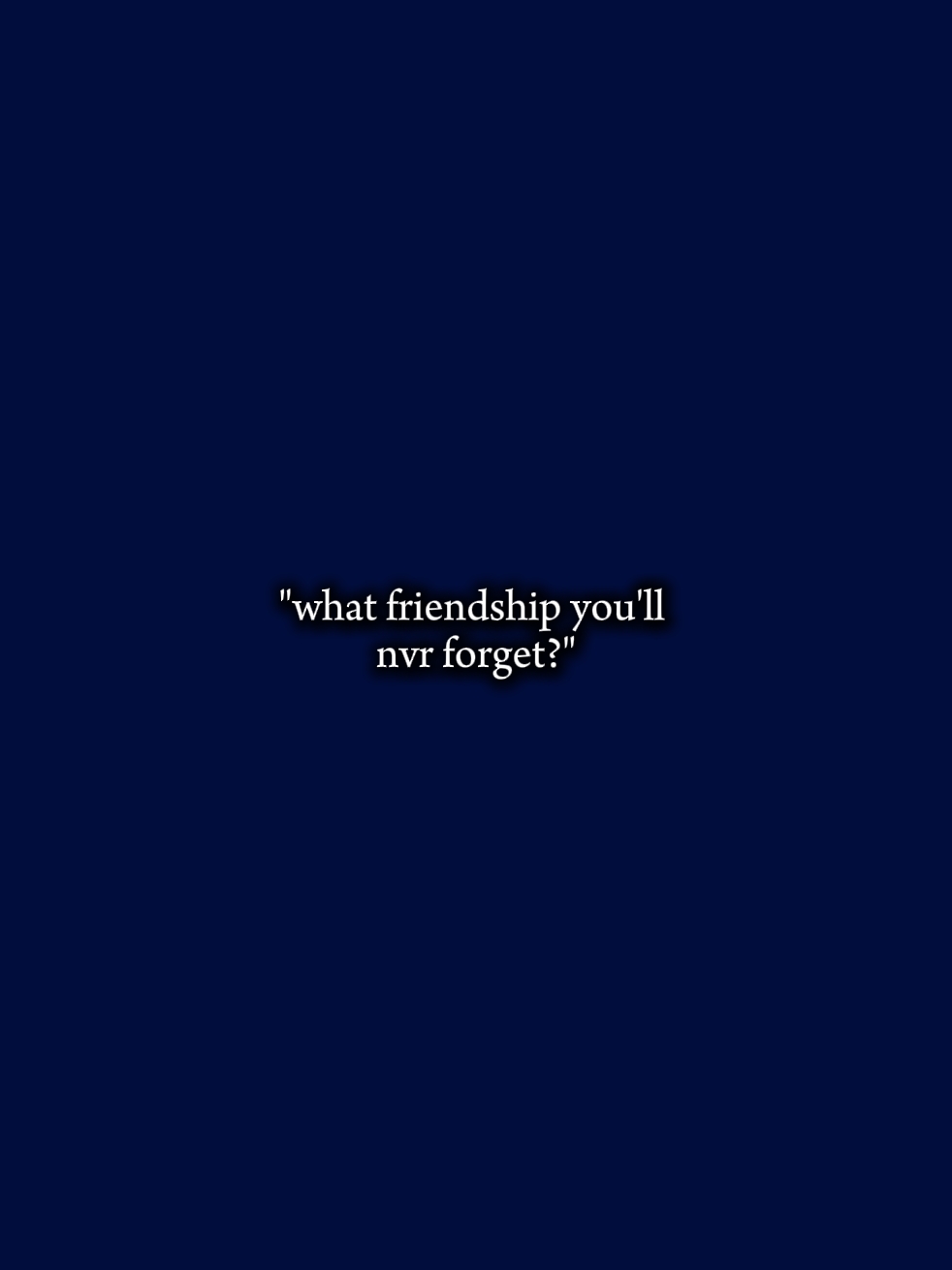 friendship
