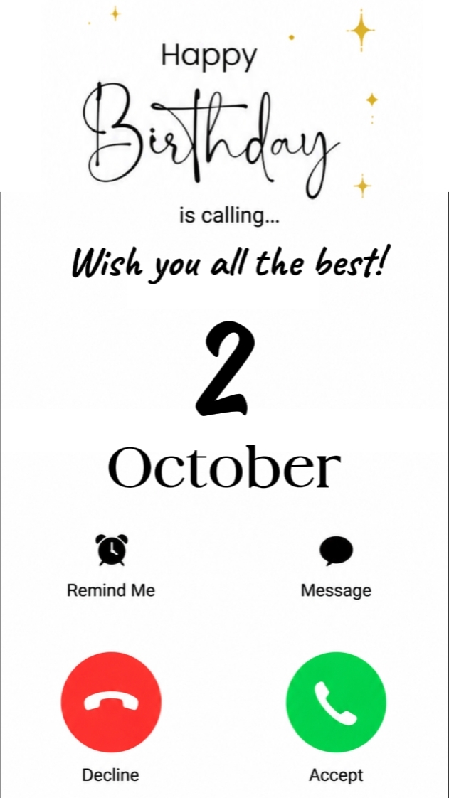 BIRTHDAY 02 OCTOBER