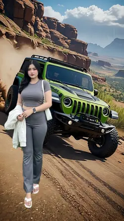 green jeep