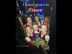 Found peace in dance