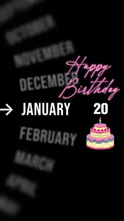 20 january birthday