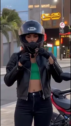 motorcycle girl