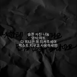 슬픈 사진 모음