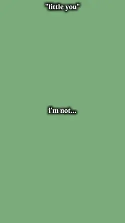 I'm not cute anymore