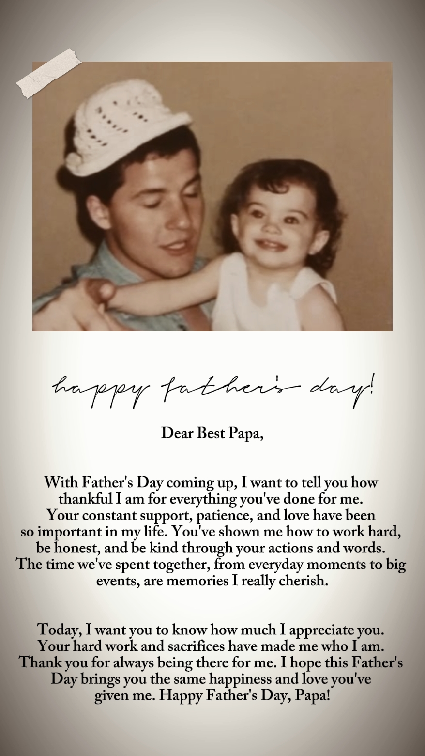 Feliz día del padre