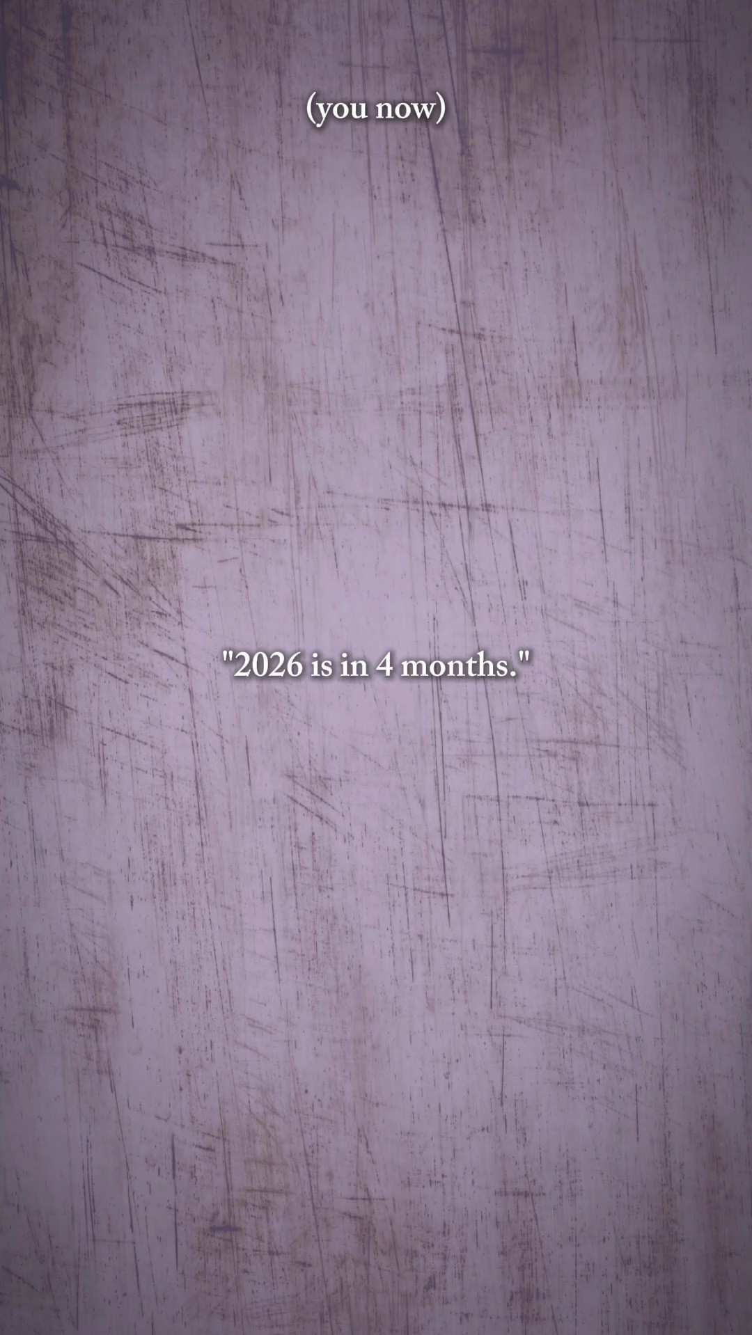 2026 é em 4 meses