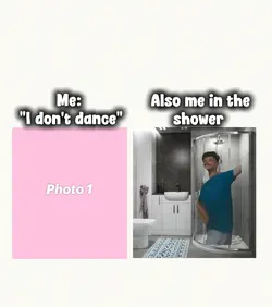 Me in the shower