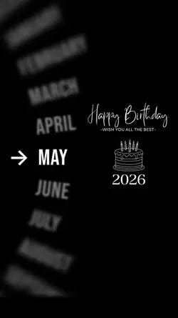 BIRTHDAY MAY 2026