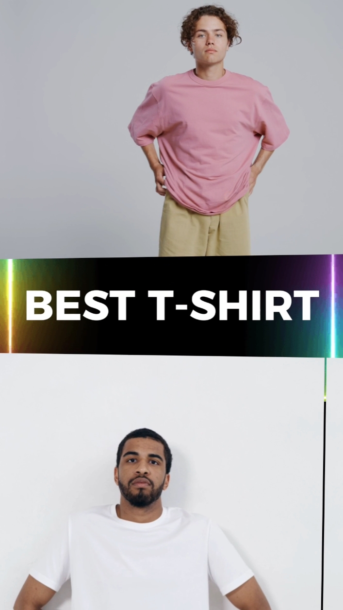 Das beste T-Shirt in dieser Sommerwerbung mit TikTok Style