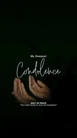 SENDING CONDOLENCES