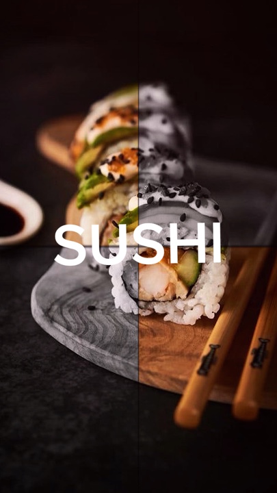 Menú de sushi