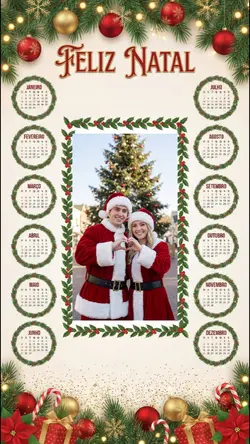 calendário Natal 