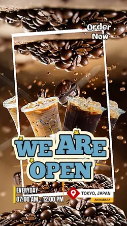 WE ARE OPEN 