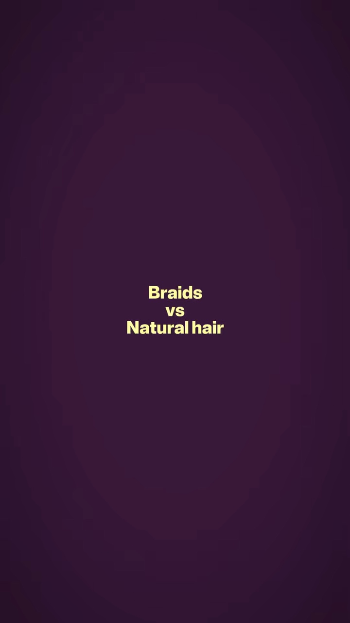 Cheveux tressés et naturels