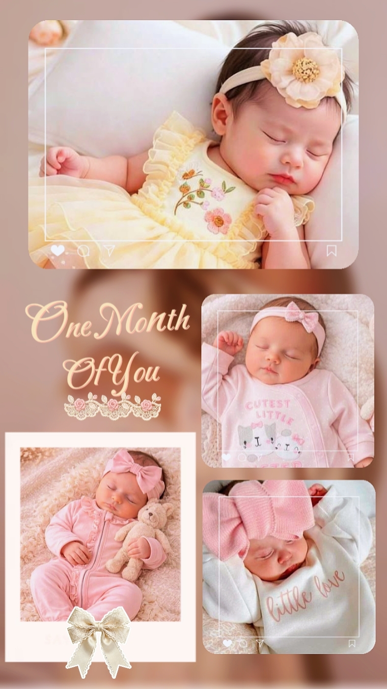 My One Month Baby 