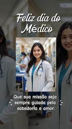 Feliz dia do médico