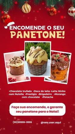 Encomenda panetone 