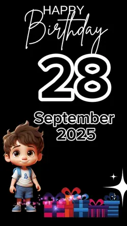 HBD My Son 28 Sept 