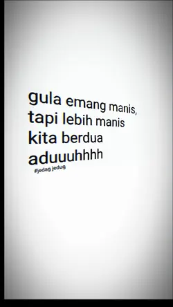 Gula emang manis 