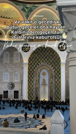 Kadir gecesi 🌙