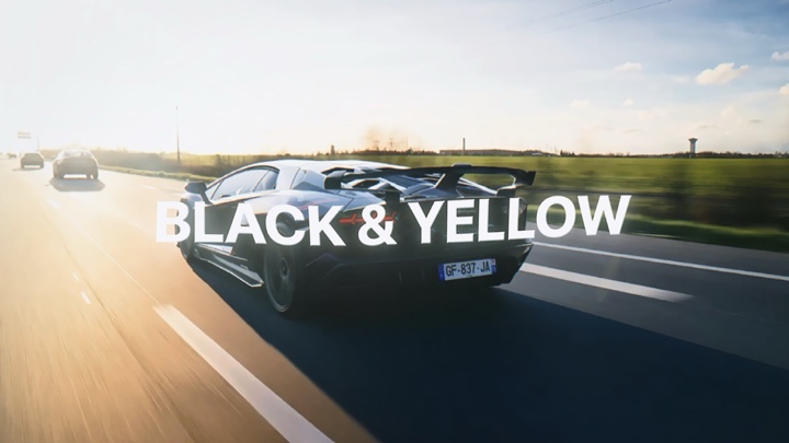 NEGRO Y AMARILLO
