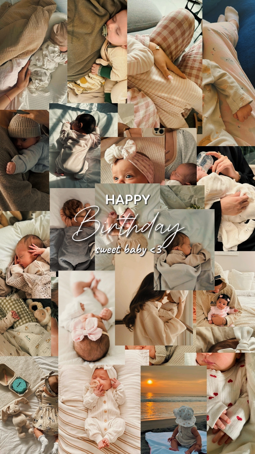 Geburtstag süßes Baby