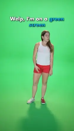 Green Screen girl