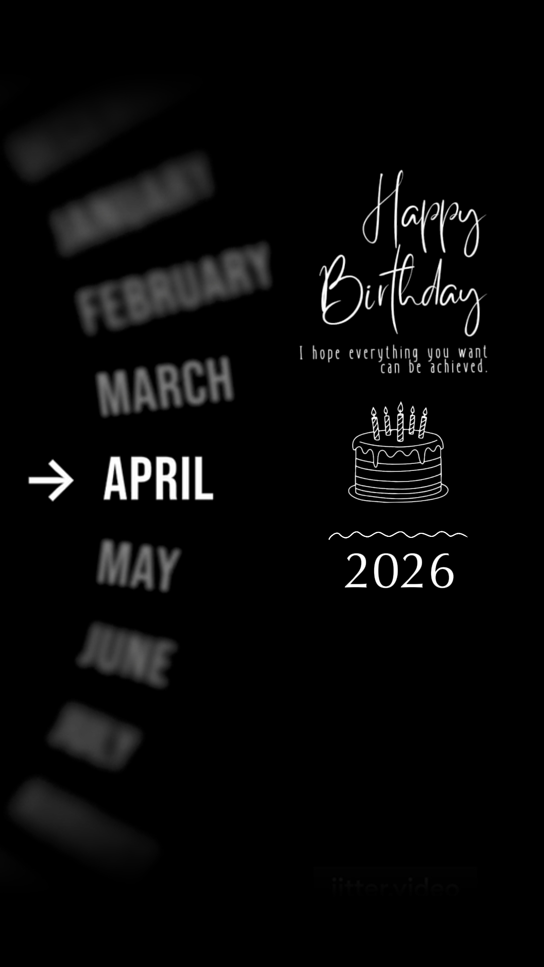 JOYEUX ANNIVERSAIRE AVRIL