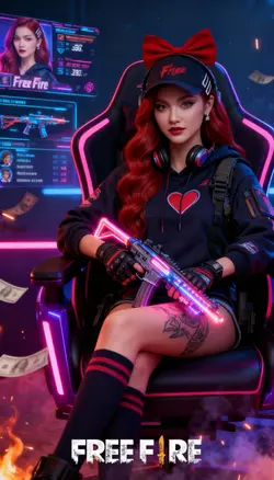 FREE FIRE GIRL GAMER