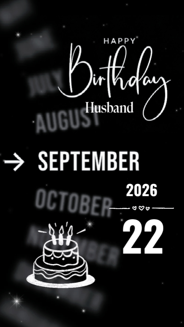 22SEP HUSBAND BDAY