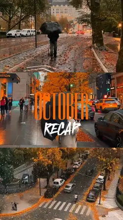 OCTOBER RECAP