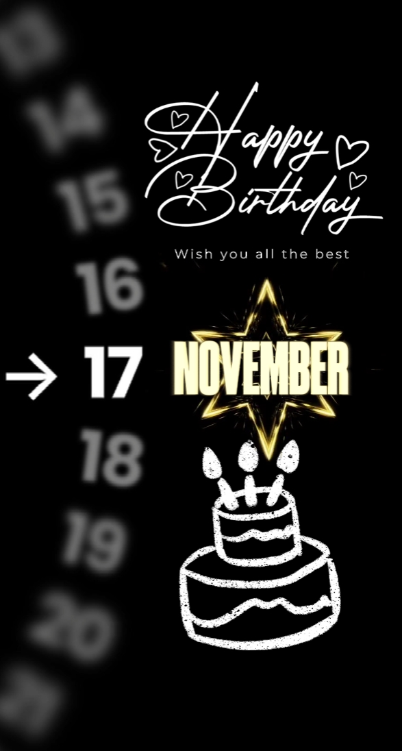 Selamat ulang tahun 17 November 