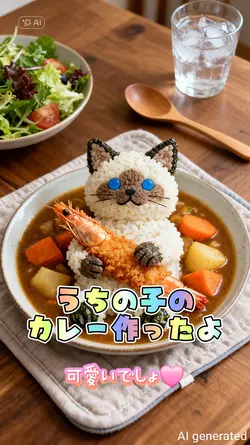 うちの子のカレー作ったよ