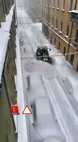 Schneefall Unwetter