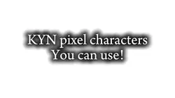 KYN pixel characters