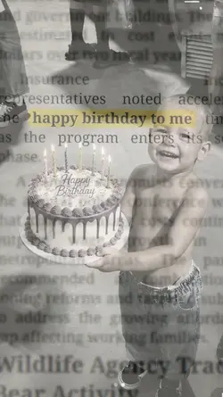 happy birthday to me