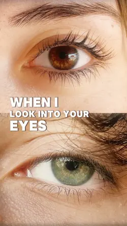 I look into ur eyes