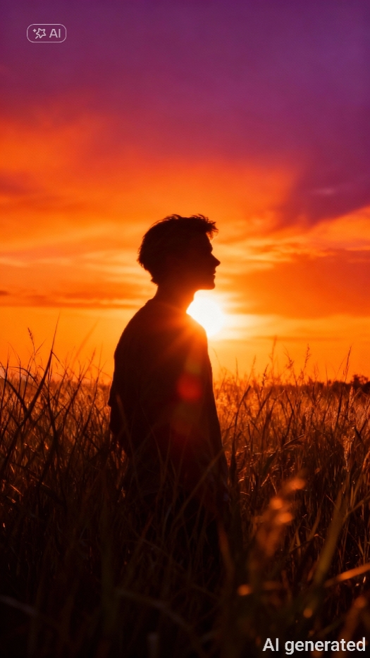 Séance photo au coucher du soleil 