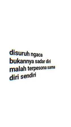 terpesona sama diri