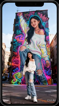 ai graffiti portrait