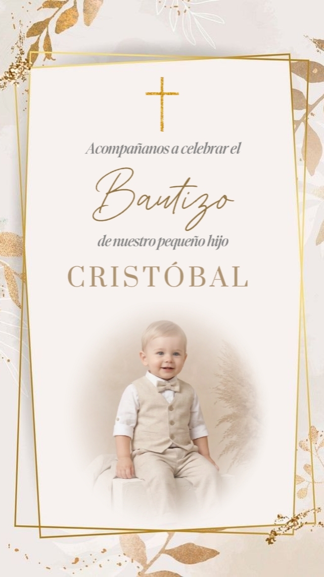Invitación Bautizo 