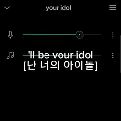 your idol