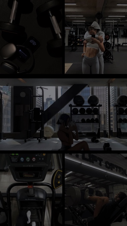 Cuadrícula de gimnasio para parejas