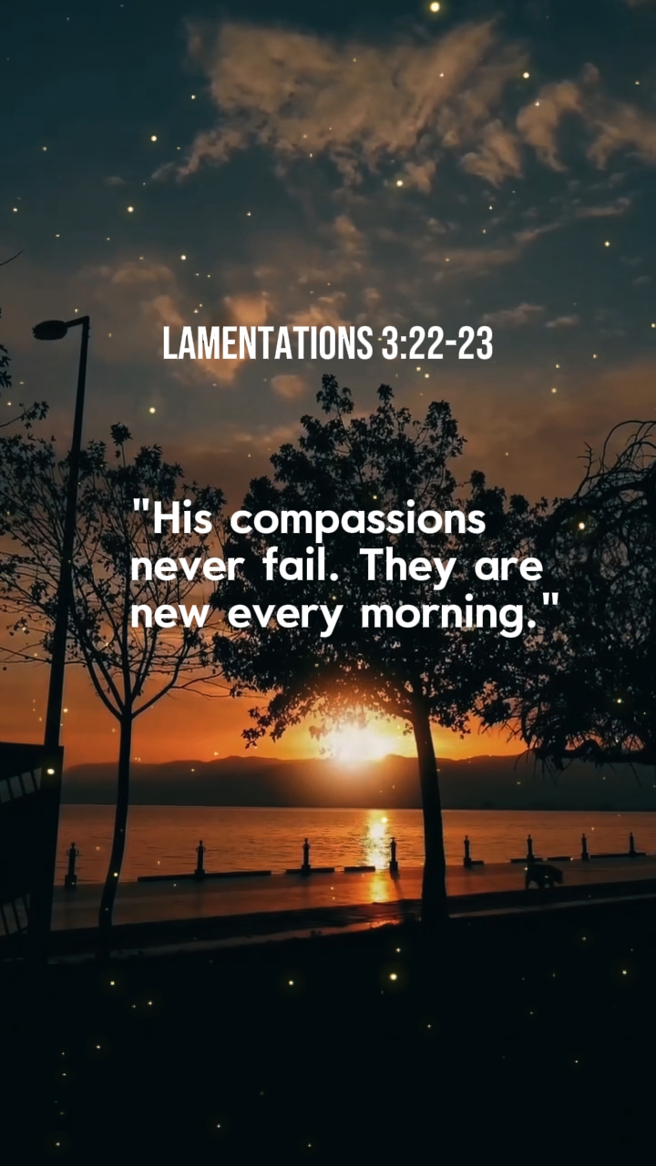 Lamentations 3:22-23