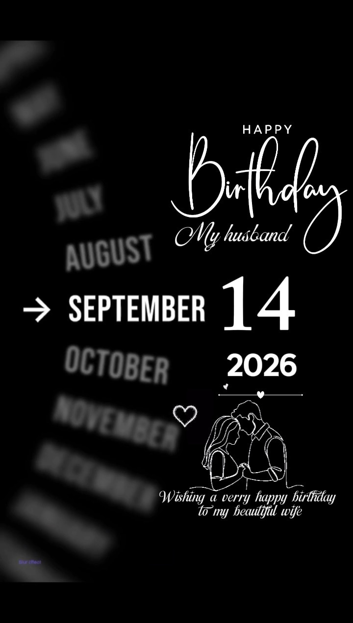 Bday my husband 
